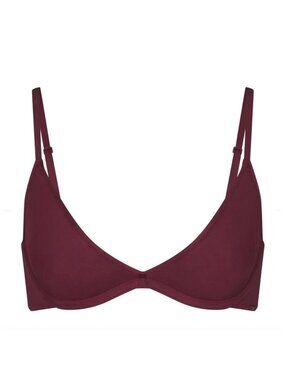 SKIMS Weightless Scoop Bra - 34B - color: WINE